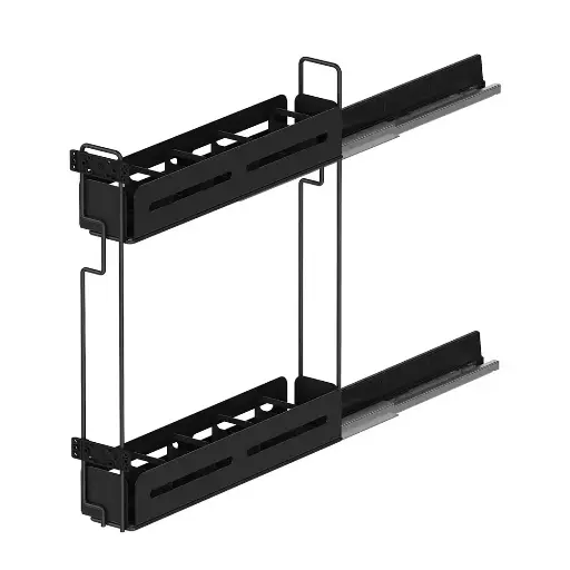 [S-2662-UB-A] Unique Box Bottle Holder with Anti-Slip Bottom and Full Extension Slide